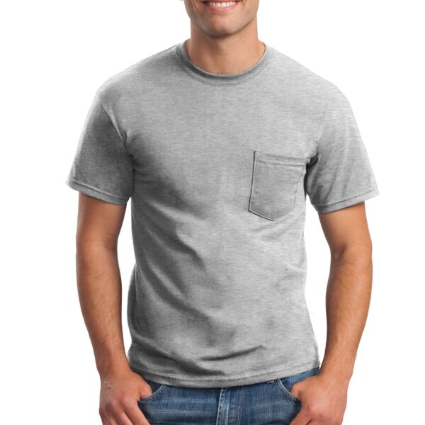 Ultra Cotton ® 100% US Cotton T Shirt with Pocket Thumbnail